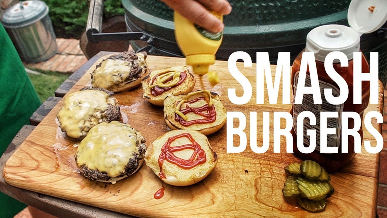 Video about How To Make Smash Burgers on the Big Green Egg