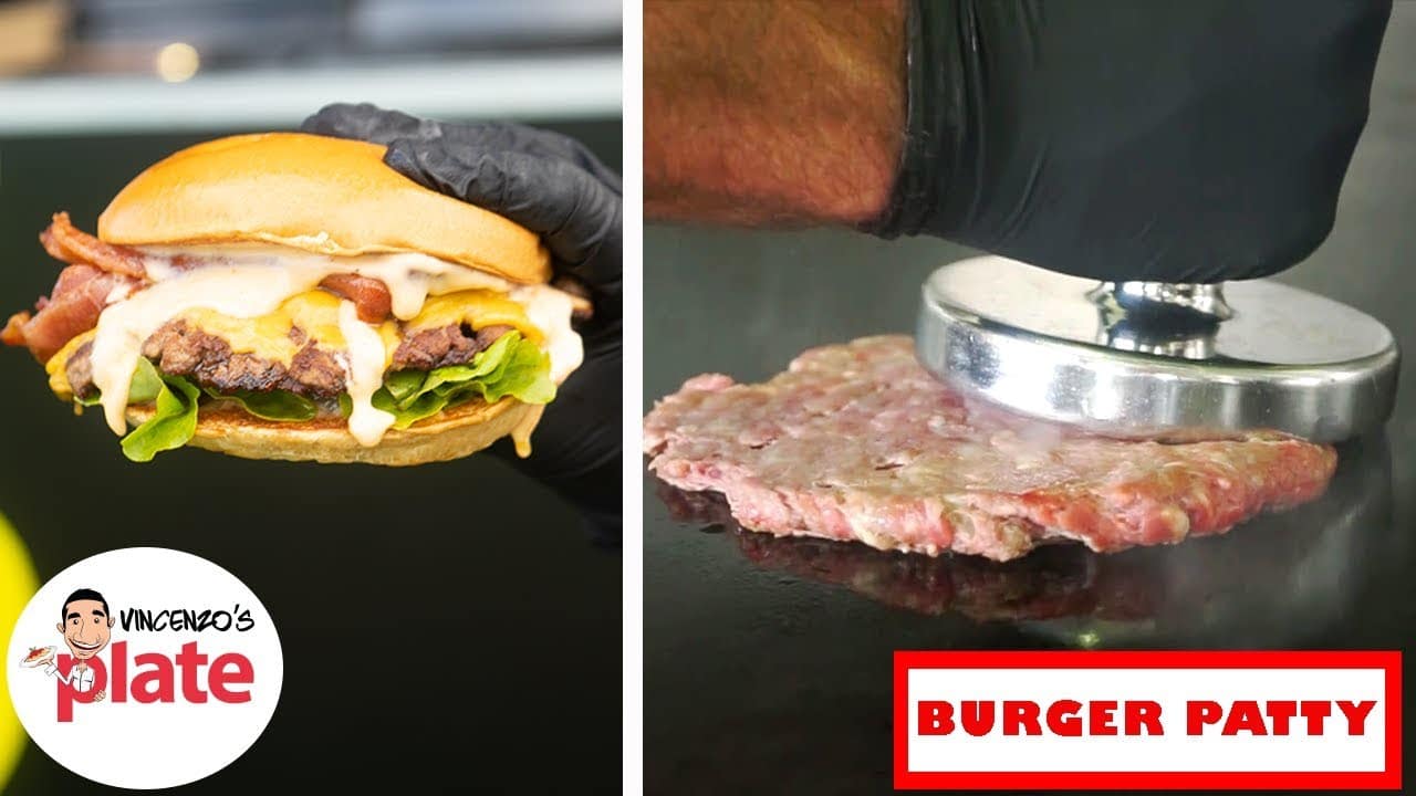 Video about how to Make Smash Burger patties at Home